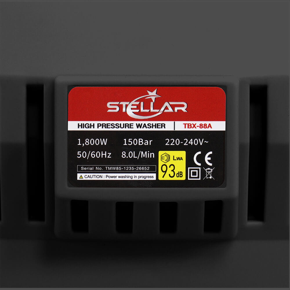 เครื่องฉีดน้ำแรงดันสูง STELLAR รุ่น TBX-88A 150 บาร์ 1800 วัตต์_5